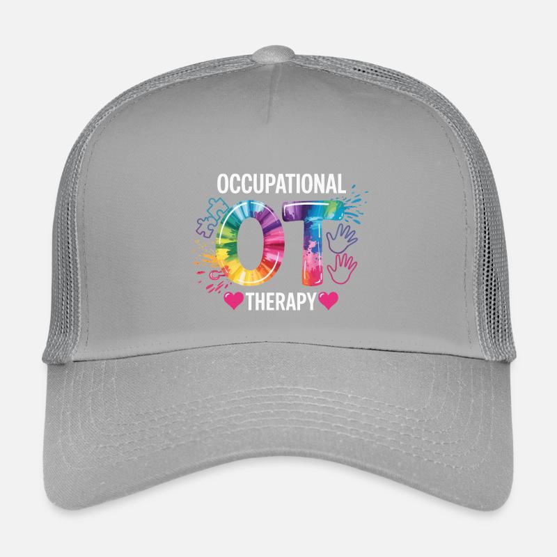 Colorful OT Logo Occupational Therapy Kids’ Trucker Cap