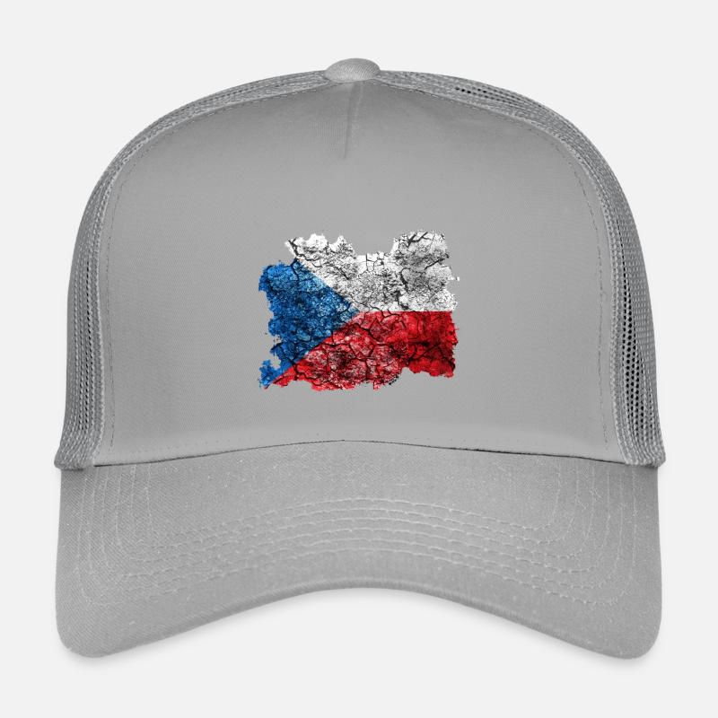 République Tchèque Drapeau Vintage Casquette trucker enfant