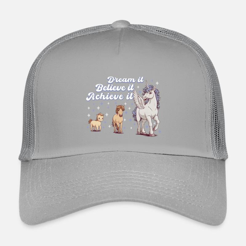 Unicorn School Girl Learning Magic Kids’ Trucker Cap