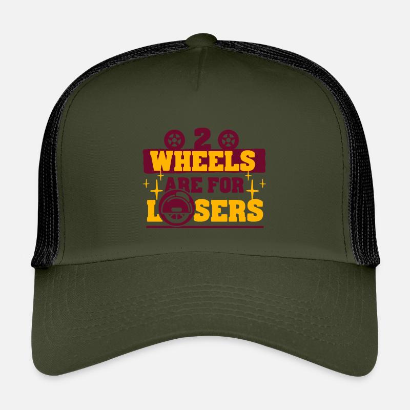 Monowheel Monocyclist Kinder Trucker-Cap
