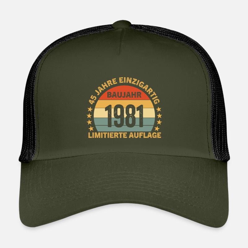 45 ans d’édition limitée unique Casquette trucker enfant