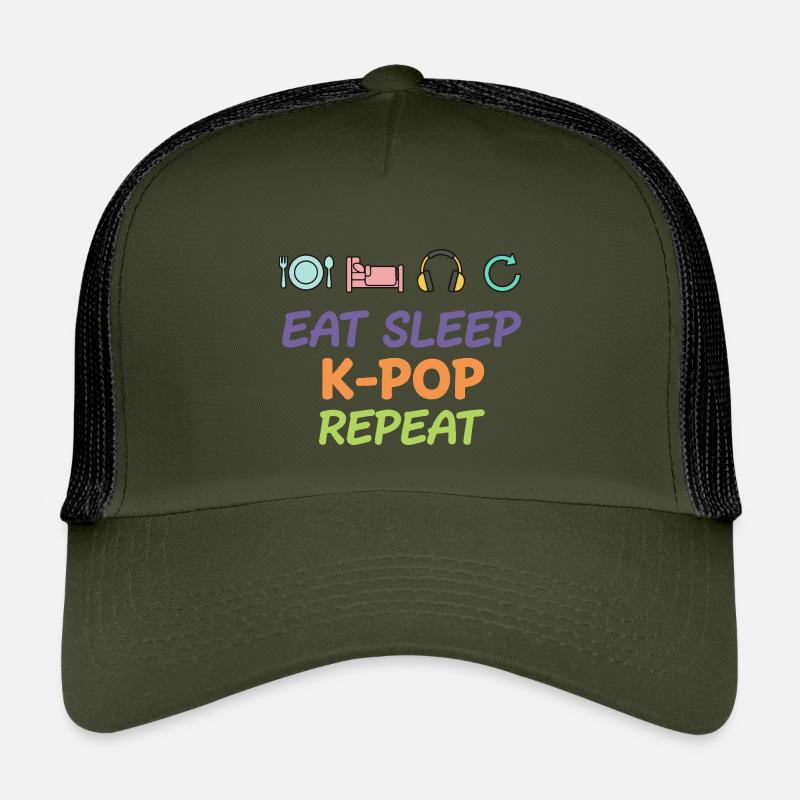 Mange, Dors, K-Pop, Rediffusion, Musique pop coréenne, vie Casquette trucker enfant
