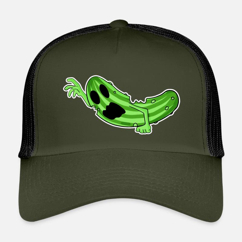 Zombie Cetriolo Orrore Cappellino trucker bambino