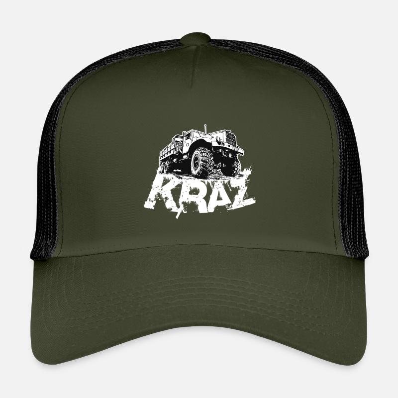 KRAZ LKW - Kinder Trucker-Cap - Olive/Schwarz