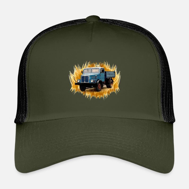 IFA S4000 - Kinder Trucker-Cap - Olive/Schwarz