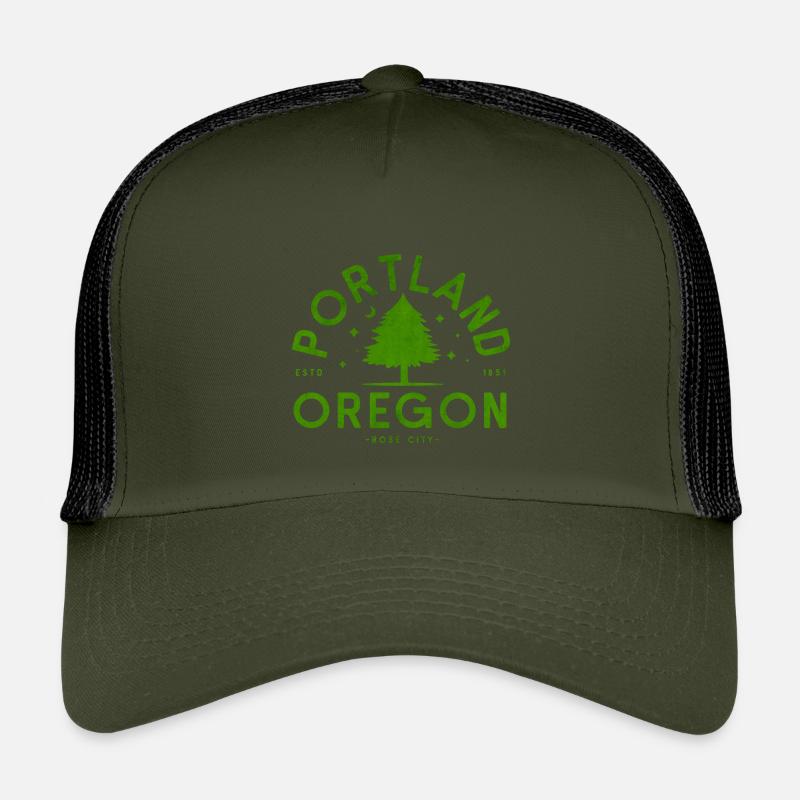 Portland Grüner Baum Logo Kinder Trucker-Cap