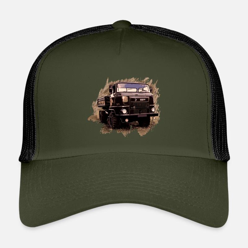 IFA L60 Kipper - Kinder Trucker-Cap - Olive/Schwarz