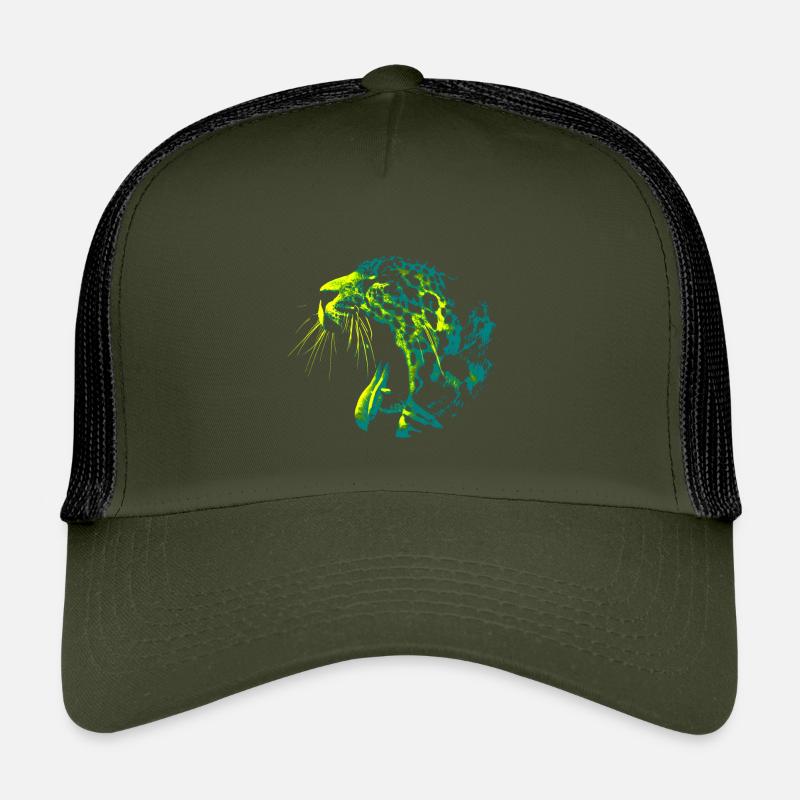 Stylischer Panther Kinder Trucker-Cap