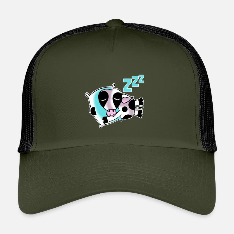 Schlafende Kuh Kinder Trucker-Cap