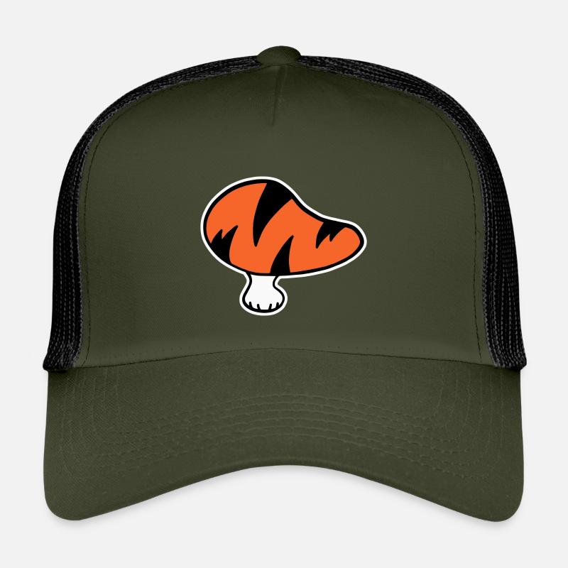 Tiger Mushroom Logo STICK Variant Kids’ Trucker Cap