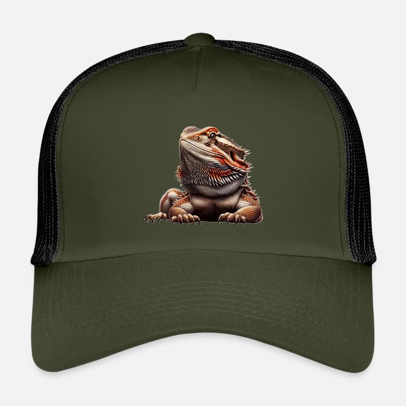 Bartagame - Kinder Trucker-Cap - Olive/Schwarz