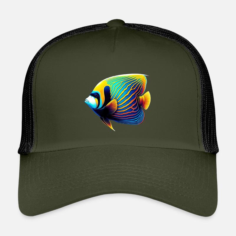 Kaiser-Engelsfisch Kinder Trucker-Cap