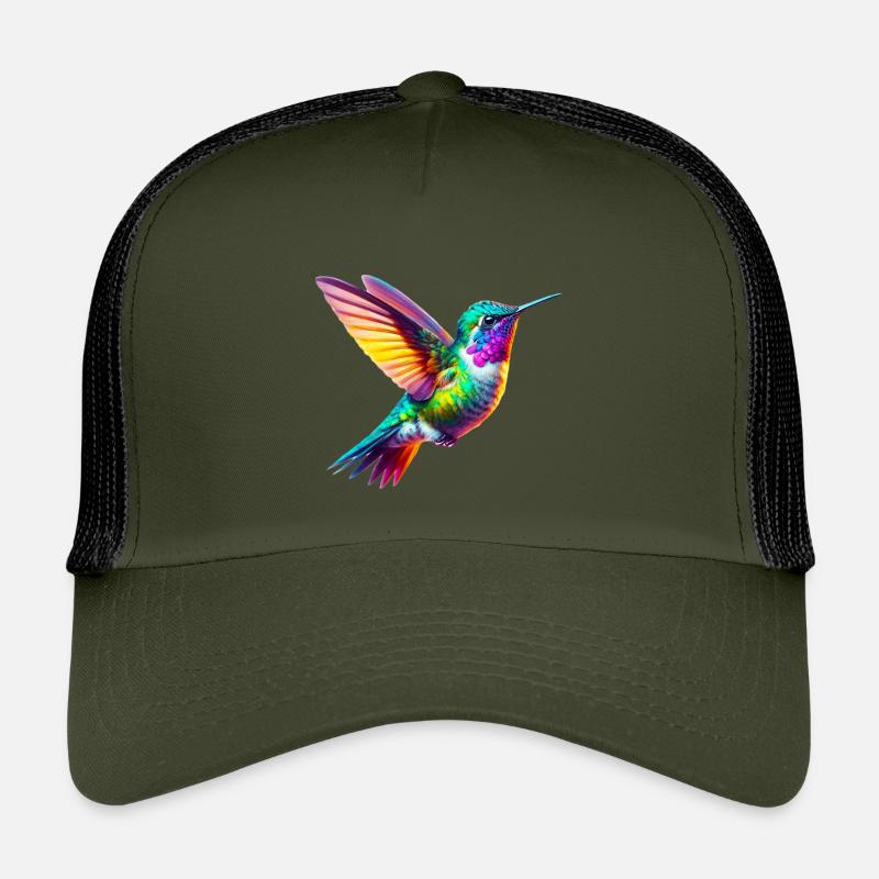 Kolibri - Kinder Trucker-Cap - Olive/Schwarz