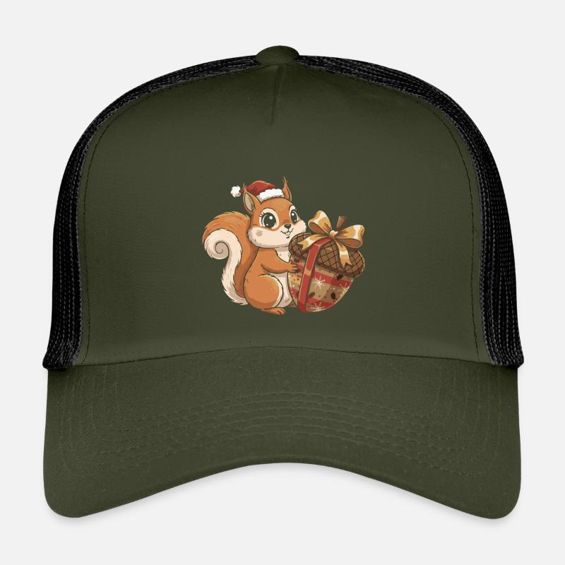 Winter Joy Squirrel Gift Kids’ Trucker Cap