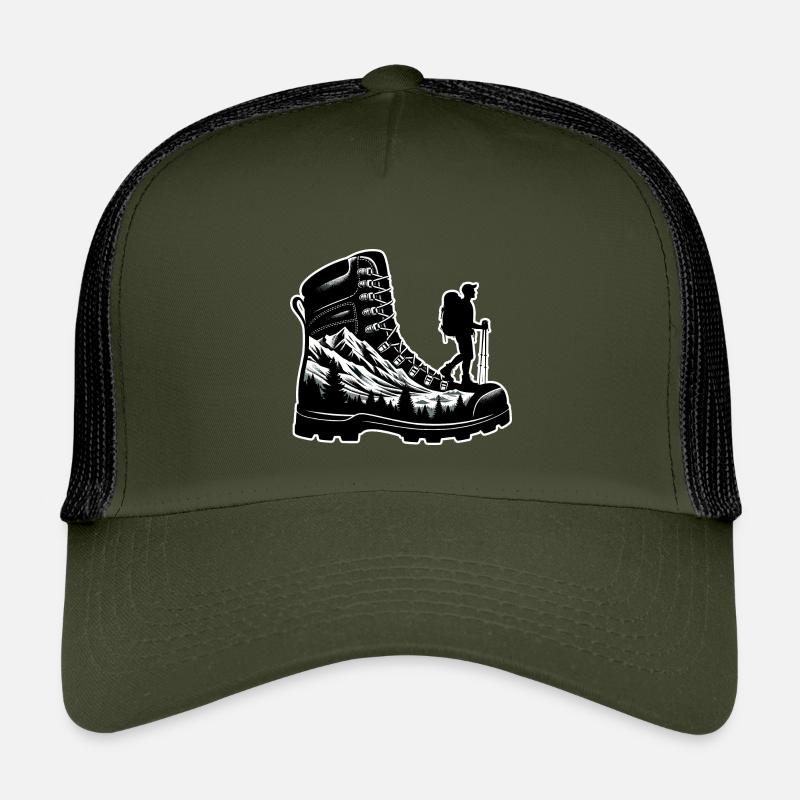 Wanderschuhe Mountain Trekkeur Randonneur - Kinder Trucker-Cap - Olive/Schwarz