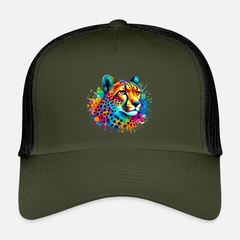 Cheetah Kids’ Trucker Cap