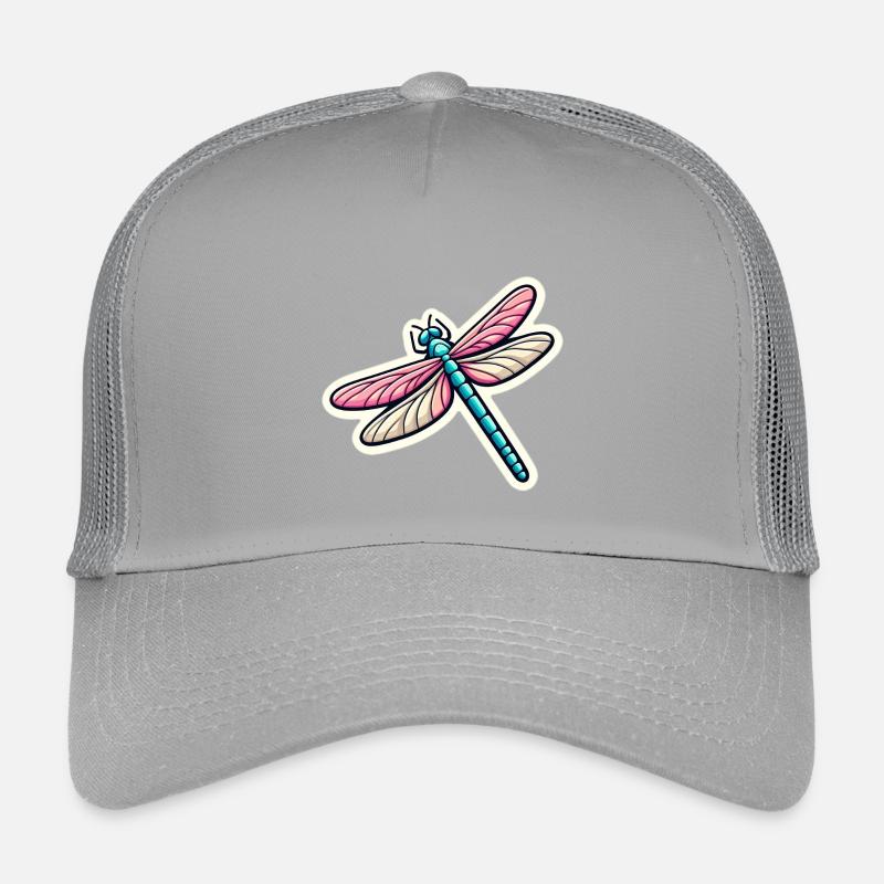 Libellule au pastel Casquette trucker enfant