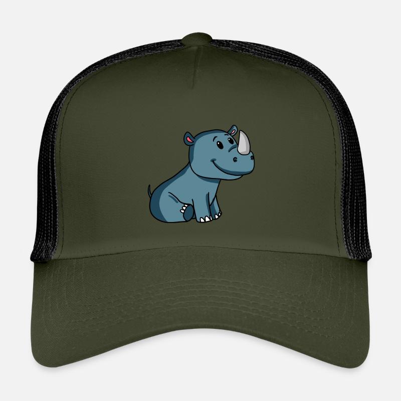 Rhino Nashorn Kinder Trucker-Cap
