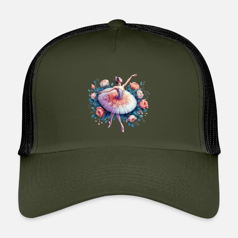 Ballet dancer with tutu Kids’ Trucker Cap