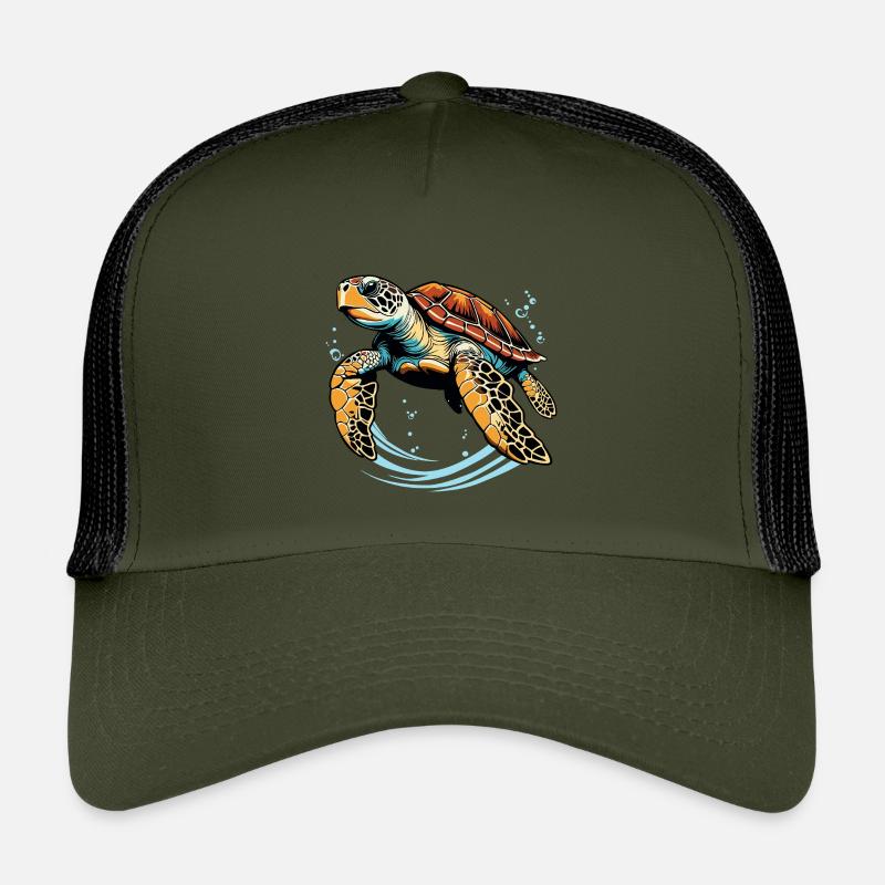 Tortue marine Casquette trucker enfant