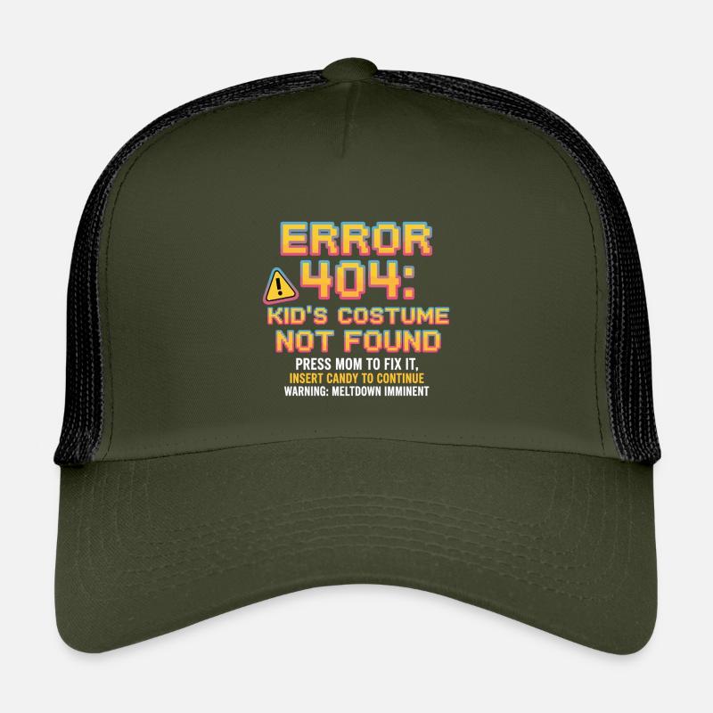Erreur 404 Costume d’enfant introuvable Casquette trucker enfant
