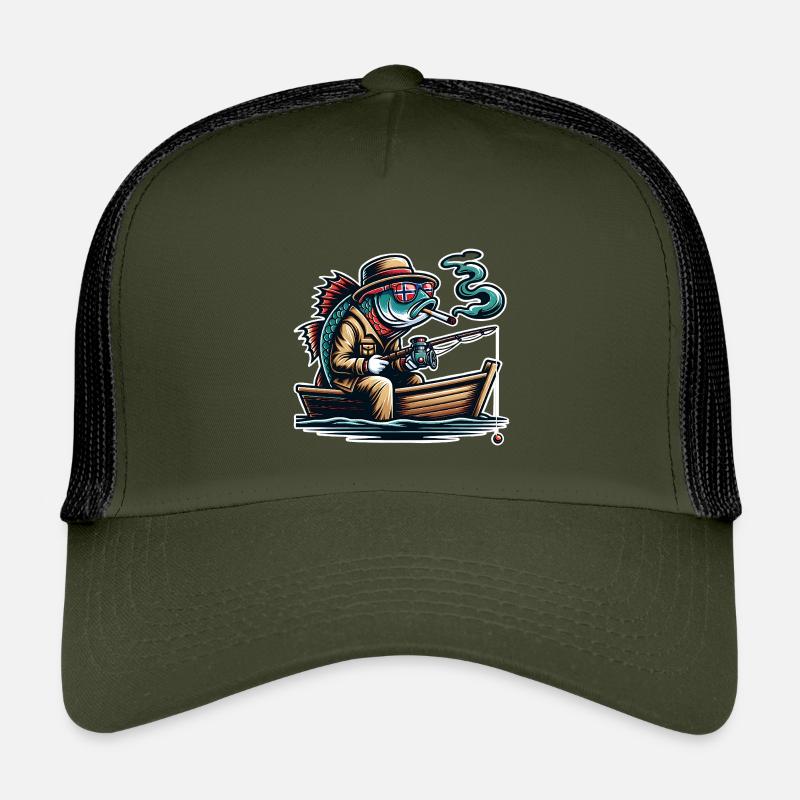 Fishing Norway Funny Fish Kids’ Trucker Cap