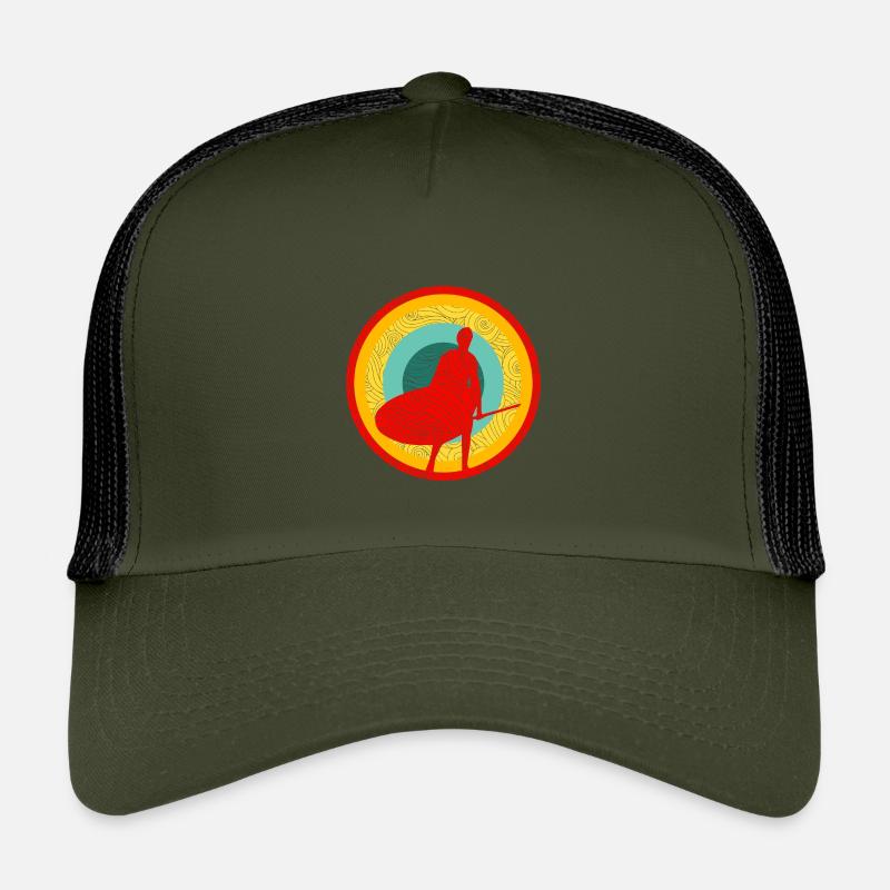 SUP - Kinder Trucker-Cap - Olive/Schwarz