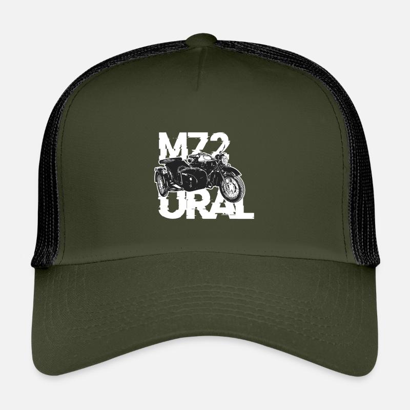Ural M72 - Kinder Trucker-Cap - Olive/Schwarz