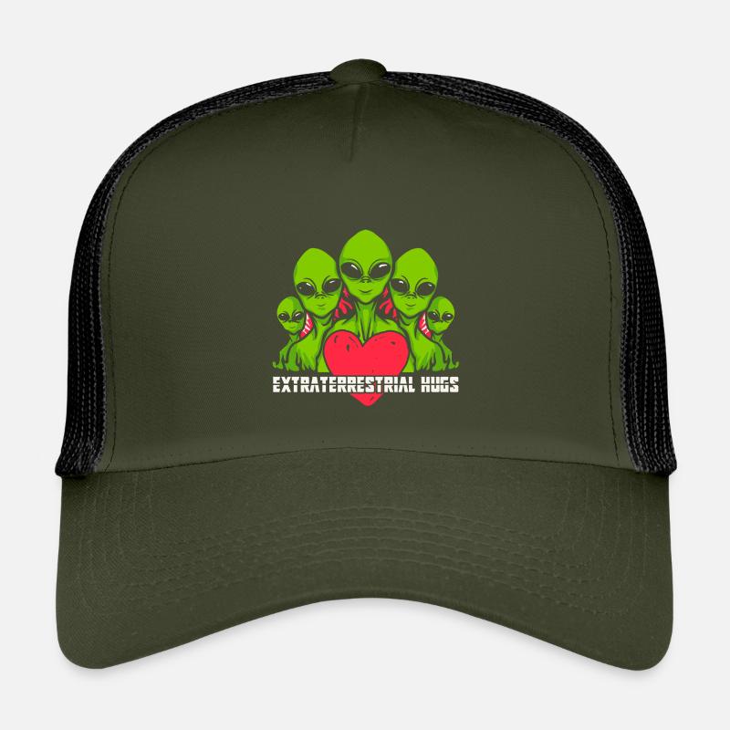 Alien, UFO, Fliegende Untertasse Kinder Trucker-Cap