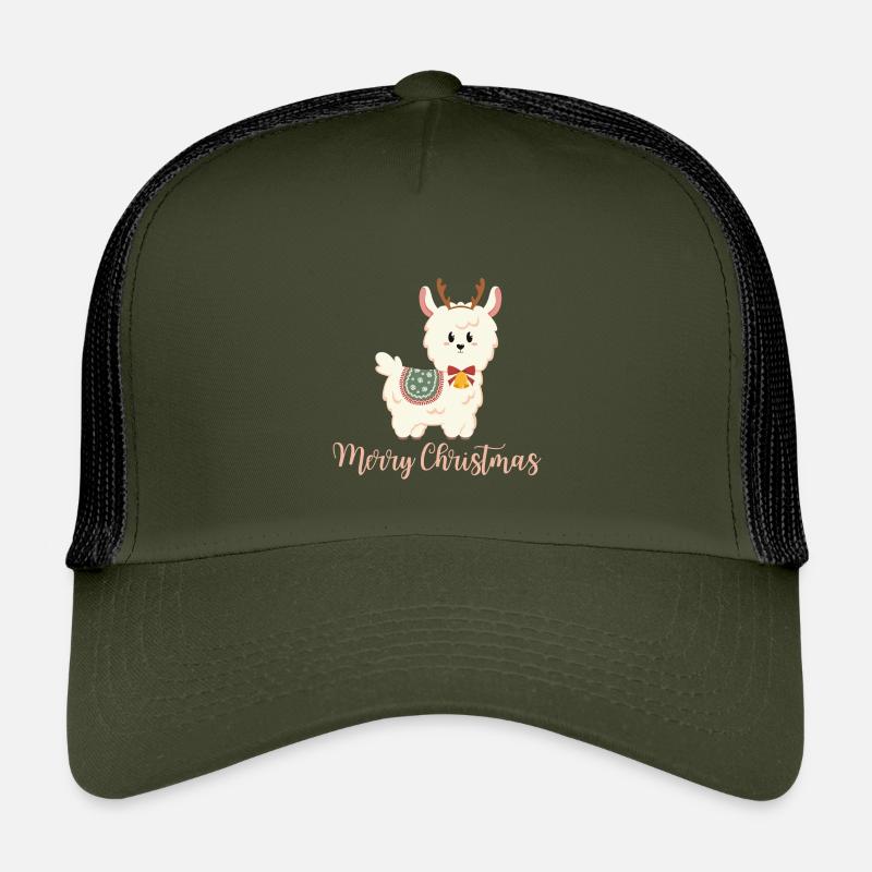 Alpaga pour Noël - Joyeux Noël Casquette trucker enfant