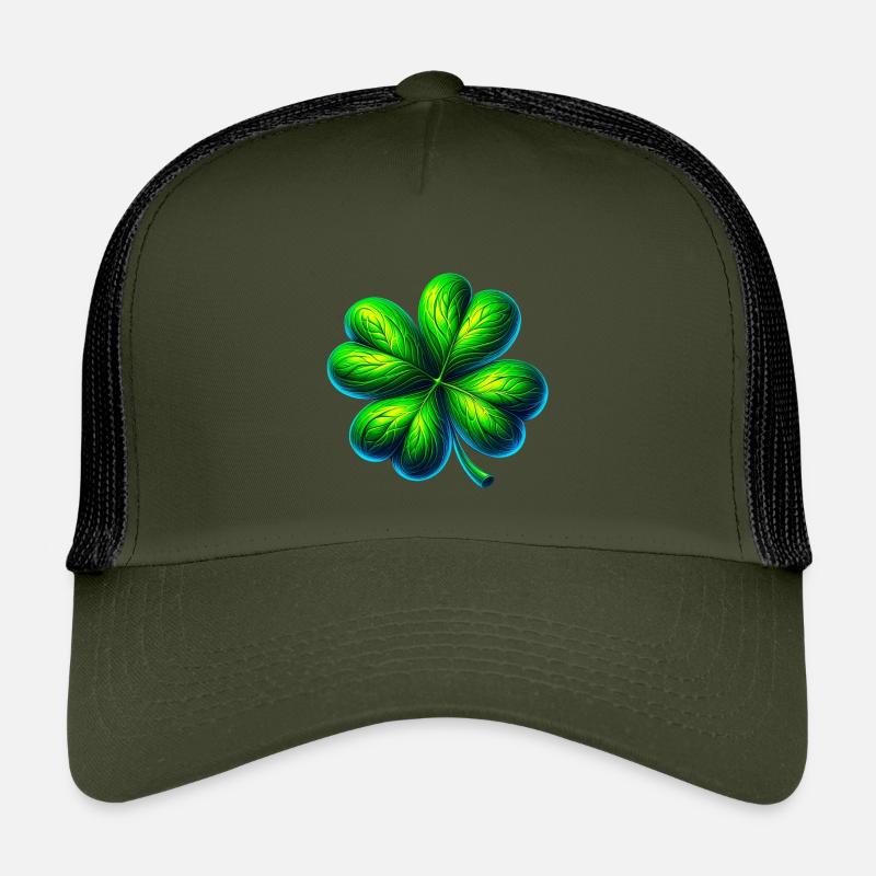 Vierblättriges Kleeblatt Kinder Trucker-Cap