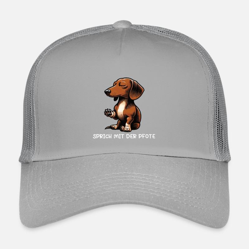 Parle au patron teckel teckel propriétaire teckel Casquette trucker enfant