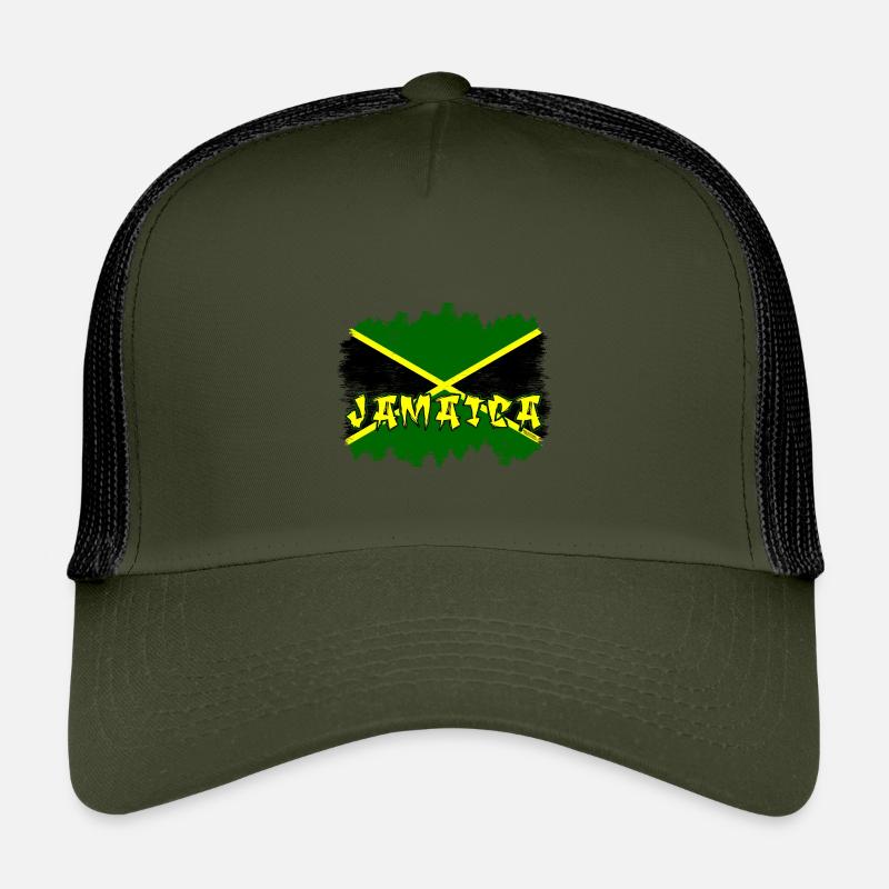 Jamaica Graffiti Flag Design Kids’ Trucker Cap