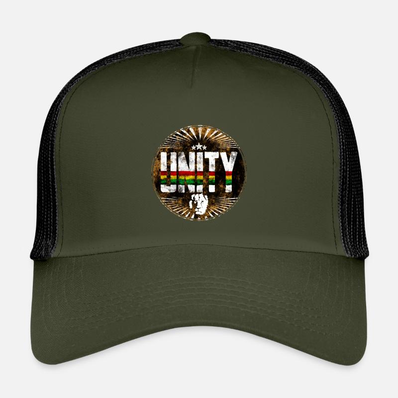Unity Rastafari Peace Symbol Kids’ Trucker Cap