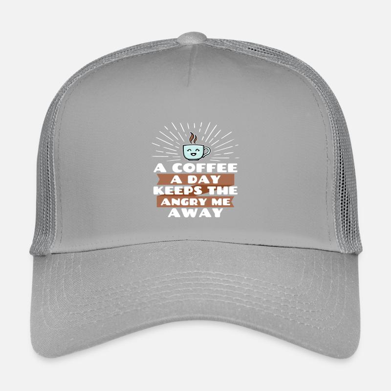 Witz Cool Lustig Statement Kaffee Kinder Trucker-Cap