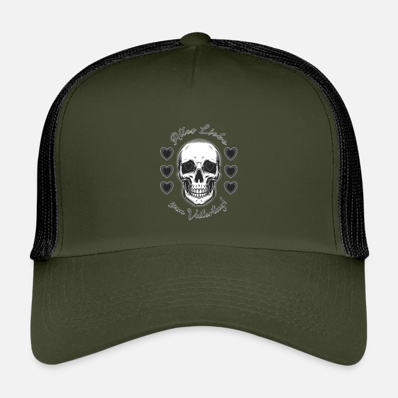 Vatertag - Kinder Trucker-Cap - Olive/Schwarz