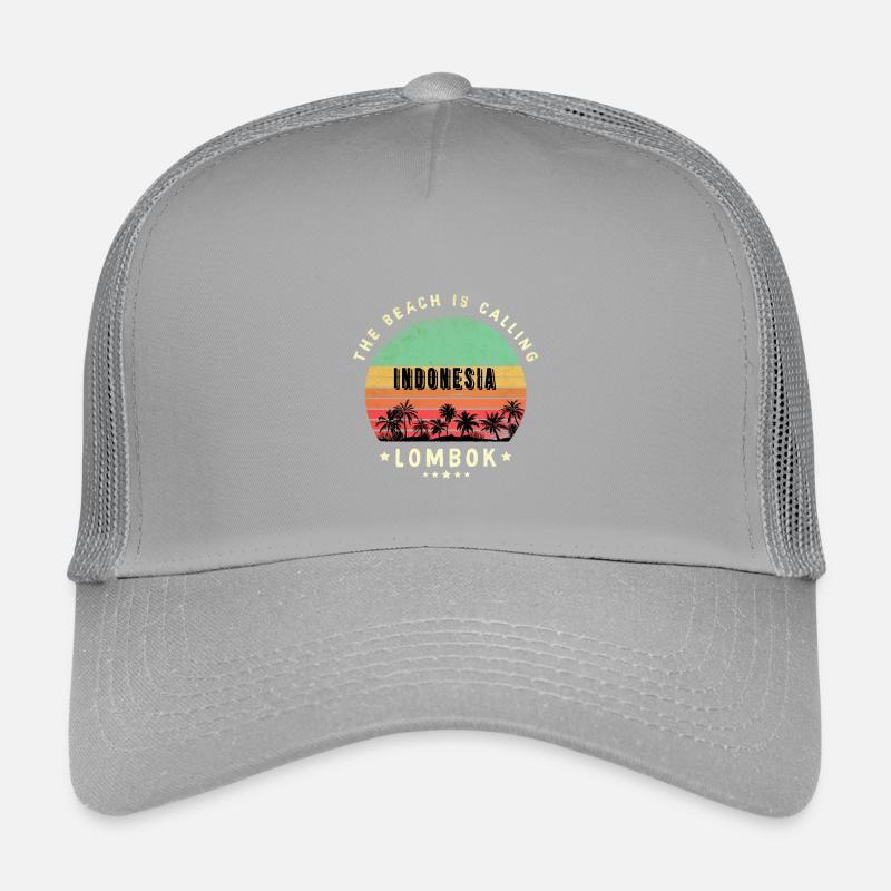 conception de plage de lombok indonésie Casquette trucker enfant