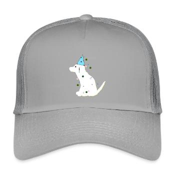 niedliche geschenke sohn, hund geburtstag - Kinder Trucker-Cap - Hellgrau - Vorne