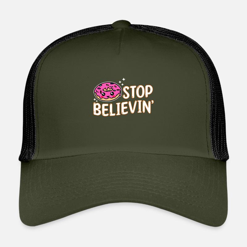 Donut Statement Naschen Backen Nachspeise Lecker Kinder Trucker-Cap