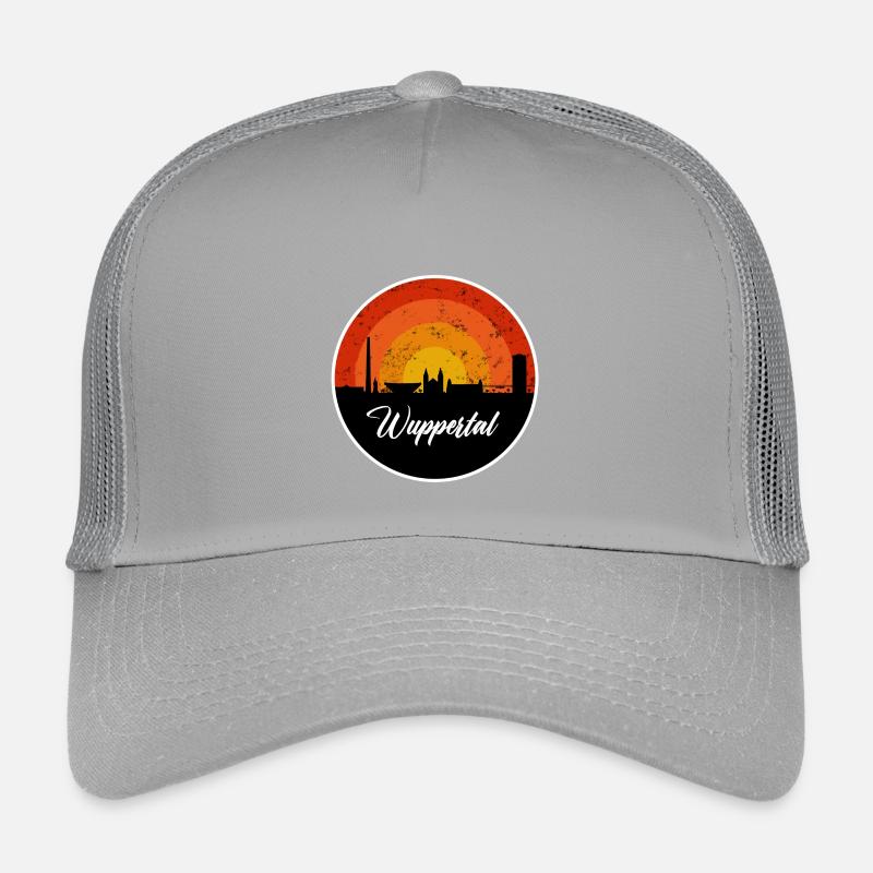 Wuppertal Skyline Écriture Casquette trucker enfant