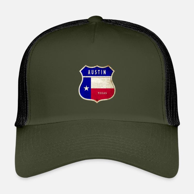 Drapeaux à écusson Austin Texas Casquette trucker enfant