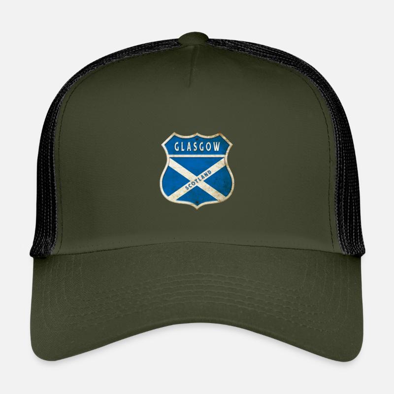 Design du drapeau de Glasgow, Écosse Casquette trucker enfant