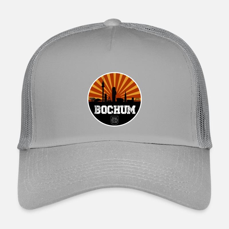 Bochum Retro Skyline Kinder Trucker-Cap