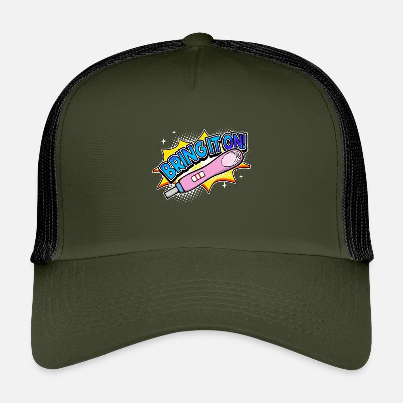 Mère enceinte Déclaration de grossesse Famille Casquette trucker enfant