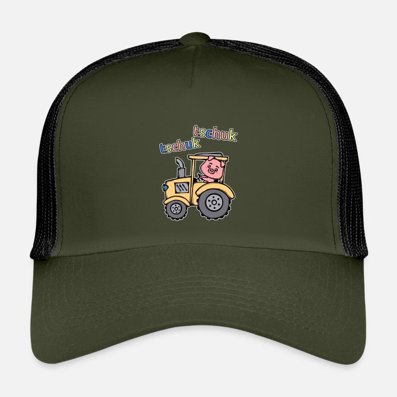 Traktor Spruch Kraftfahrzeug Ackerbau Nutzfahrzeug Kinder Trucker-Cap