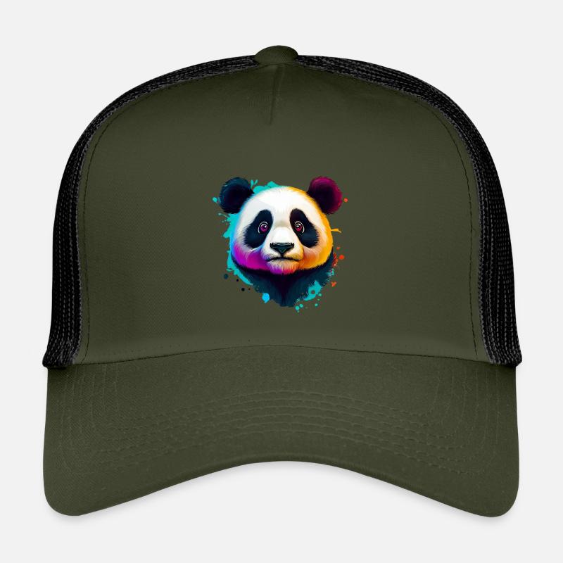 Panda Kinder Trucker-Cap