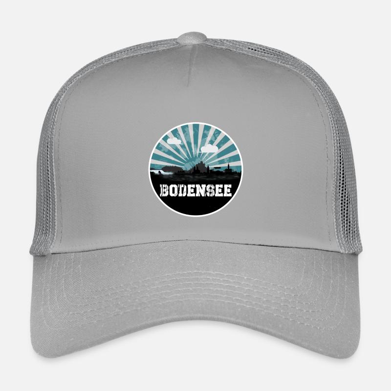 Lake Constance Blue Hour Skyline Kids’ Trucker Cap