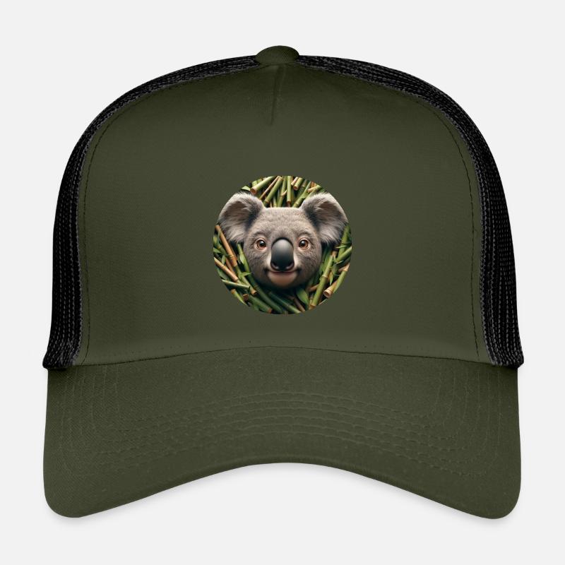Koala im Animations Stil Kinder Trucker-Cap