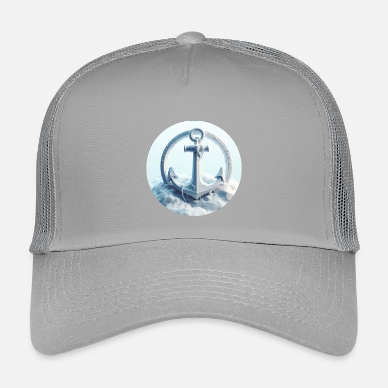 Anker in Eis Landschaft Kinder Trucker-Cap