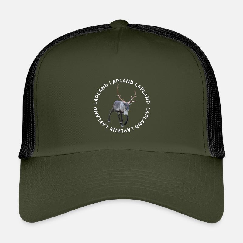 LAPPLAND - Kinder Trucker-Cap - Olive/Schwarz